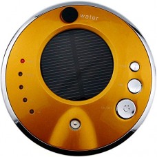Car Humidifier - Rechargeable Solar USB Car Air Freshener Humidifier, Car Air Purifier, Smell Eliminator, Odor Reduction Ionizer - Yellow